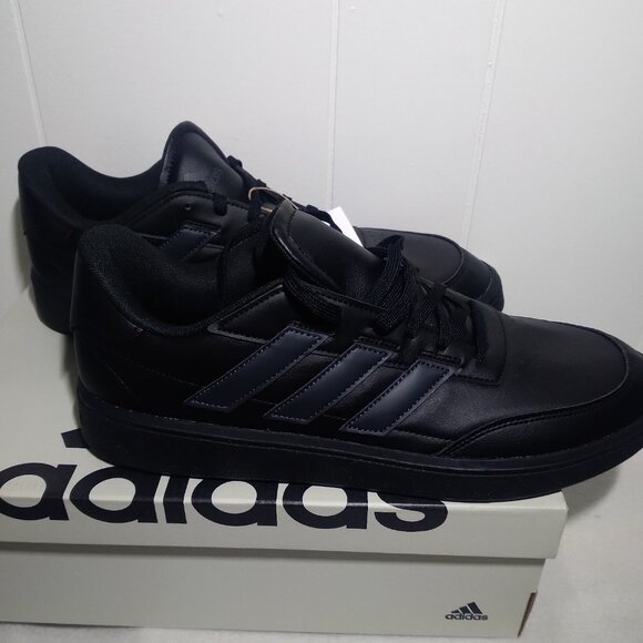 Adidas Courtblock Mens Size 12.0 Classic Fashion Sneakers Trainers IF6449 Black main image 4
